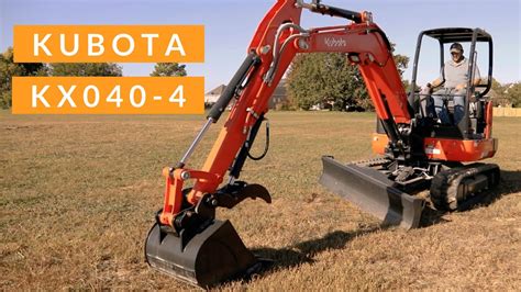 kxo40 mini excavator youtube|Kubota Excavator KX.